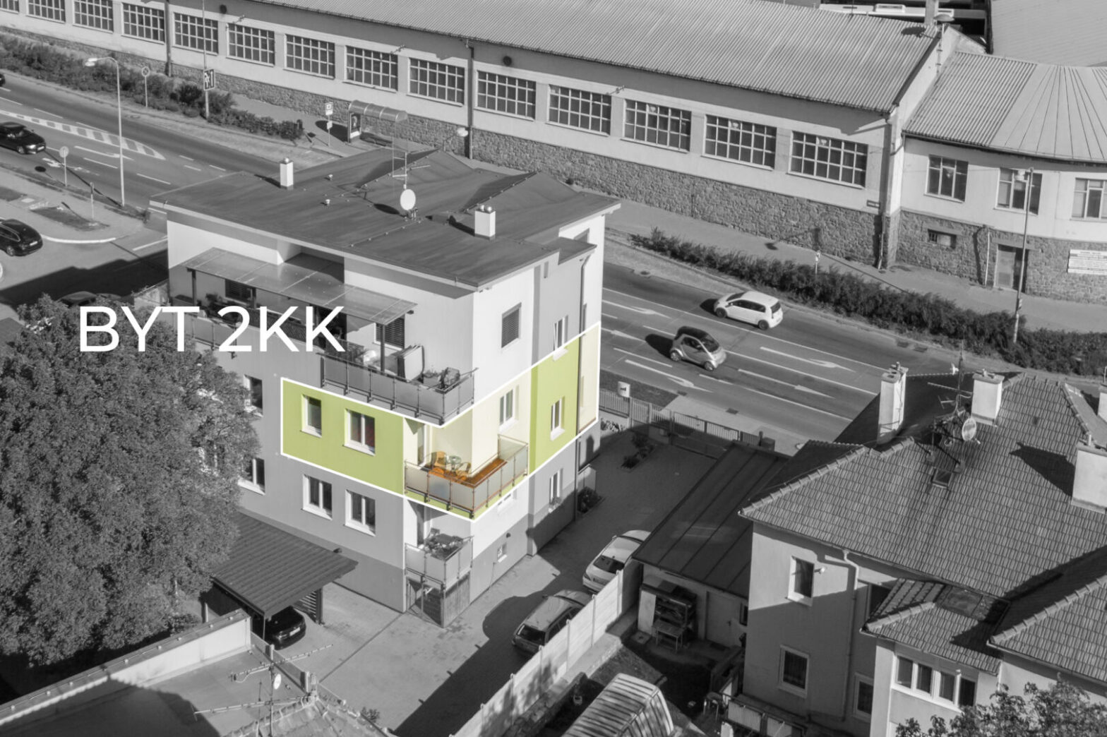 Byt, 2+kk, 92 m2, terasa, Vídeňská třída, Znojmo